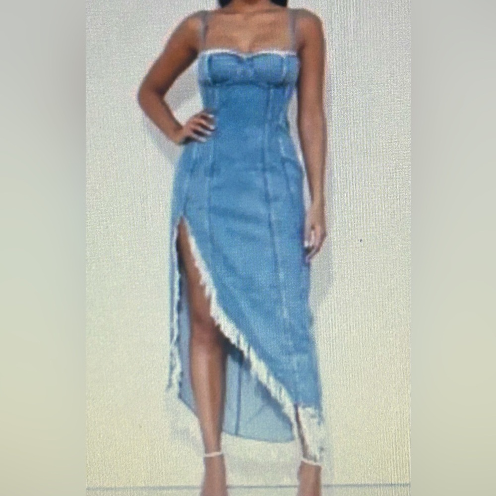 Good American Denim Dress